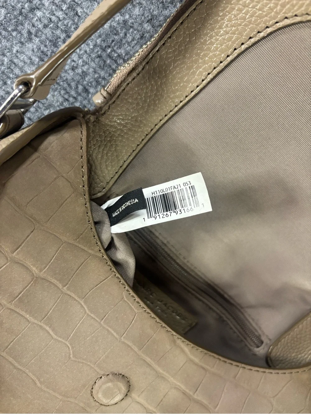 Marc Jacobs The Groove Crossbody Bag Greige